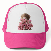 bear roses hat