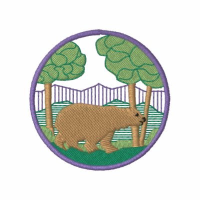 Bear Scene by ZazzleEmbroidery