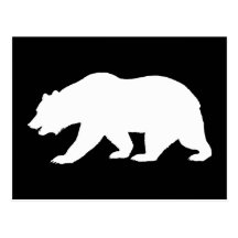 Bear Shape Post Card