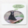 Bear Sitting at Picnic Table Mouse Mat