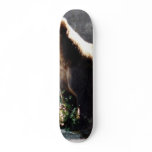 Bear Sniffing The Air In Wild Skate Board Deck