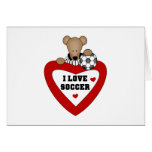 Bear Soccer Referee Tshirts and Gifts Card