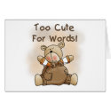 Bear Too Cute for Words cards