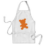 Bear Toy Silhouette aprons