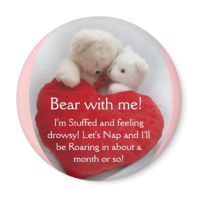 Bear With Me Magnet by Rb_barnes2