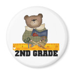 Bear with Ruler 2nd Grade magnets