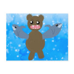 Bear With Sharks For Arms Postcard