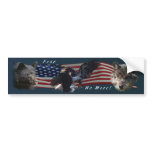 Bear, Wolf, Eagle Patriotic  Bumper Sticker bumper stickers