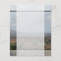 Beara Peninsula, Ireland. Scenic View. Flyer Design