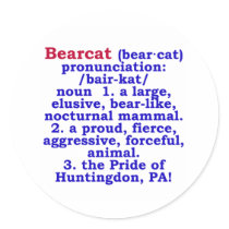 Bearcat Boldly Defined Stickers