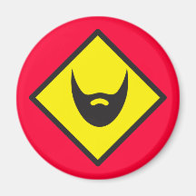 BEARD crossing Refrigerator Magnet
