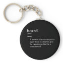 BEARD DEFINITION keychains