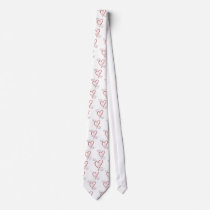 Bearded Collie Heart Belongs Neck Tie