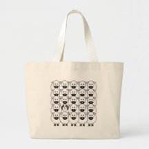 Bearded Collie in the Sheep Bag