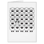 Bearded Collie in the Sheep Cards