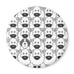 Bearded Collie in the Sheep Magnet