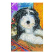 Bearded Collie Stationery