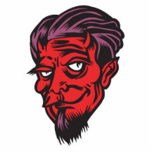 bearded devil photo cut out