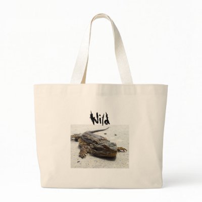 Bearded Dragon Beach Bag by PhotoPixie