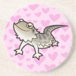 Bearded Dragon / Rankin Dragon Love coasters