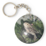 bearded dragon up xmas tree keychains
