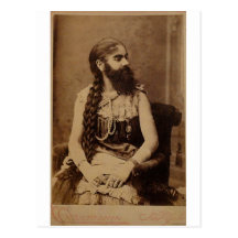 Bearded Lady Postcards