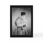 Bearded Russian Man Wearing a Backpack 1880 Card