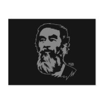 Bearded Saddam Hussein Portrait Postcard