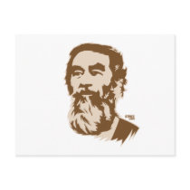 Bearded Saddam Hussein Portrait Postcard