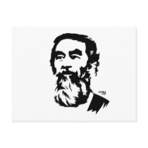 Bearded Saddam Hussein Portrait Postcard