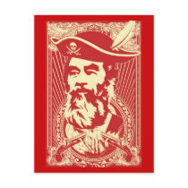 Bearded Saddam Hussein Portrait Postcard