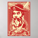 Bearded Saddam Hussein Portrait