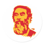 Bearded Saddam Hussein Portrait Sticker