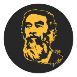 Bearded Saddam Hussein Portrait stickers