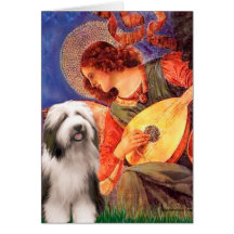 Beardie 1 - Mandolin Angel Greeting Cards