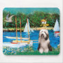Beardie 1 - Sailboats - Customized Mouse Mats