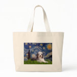Beardie 2 - Starry Night Canvas Bags