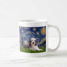 Beardie 2 - Starry Night Coffee Mugs
