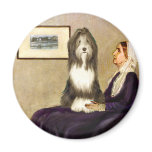 Beardie 9 - Whistlers Mother Refrigerator Magnet