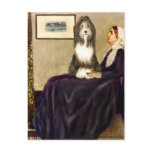 Beardie 9 - Whistlers Mother Post Card