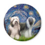 Beardie Pair 1 - Starry Night Fridge Magnet