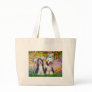 Beardie Pair 2 - Garden Canvas Bags