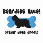 Beardies Rule Embroidered Shirt (T-Shirt) embroidered shirts