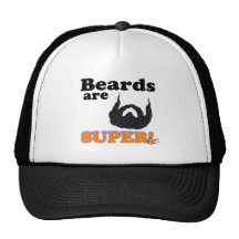 beards are super trucker hat