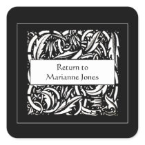 Beardsley Acanthus Leaf Bookplate