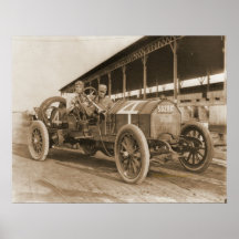 Beardsley and Coote in the Simplex Racer Print