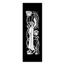 Beardsley Angel Floral Book Mark