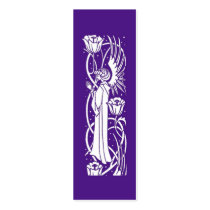Beardsley Angel Floral Book Mark