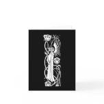 Beardsley Angel & Poppies Note Card
