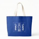 Beardsley Angels Monogram Tote Bag